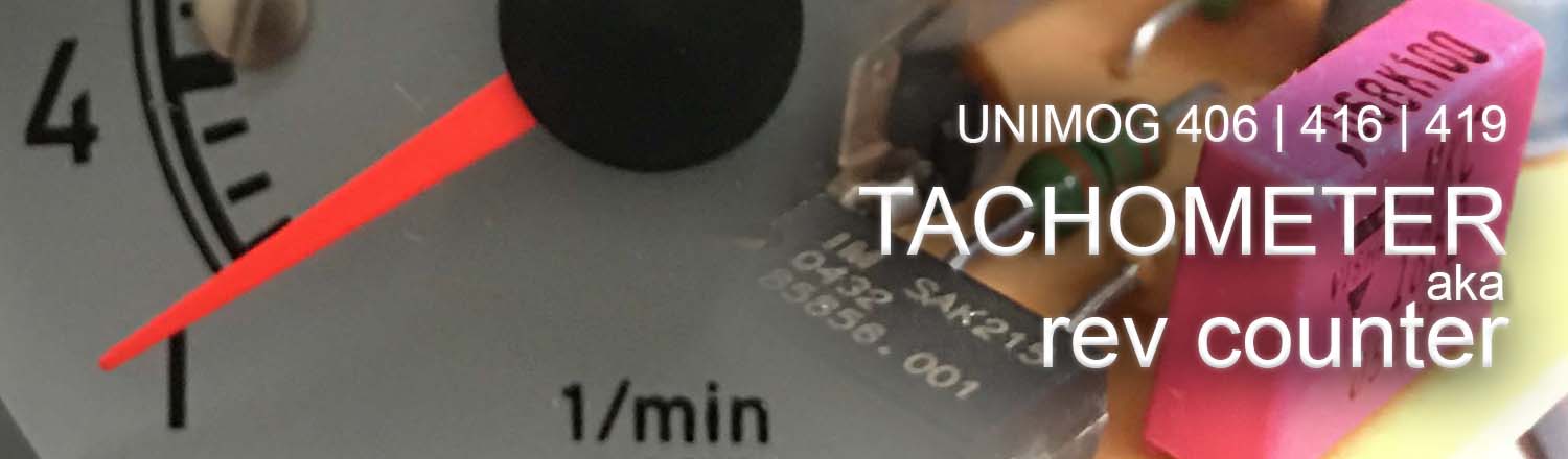 Unimog 406-416-419 VDO tachometer aka rev counter