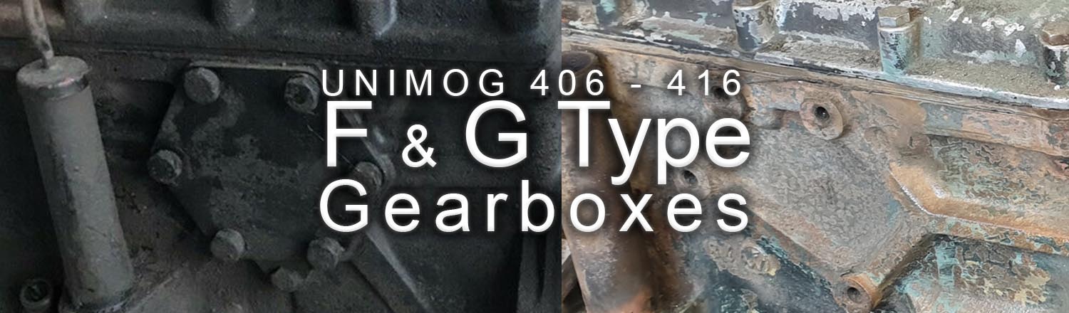 Unimog F & G type gearboxes on 406 416